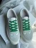 Women Shoes Leather Suede Sneakers Lace-up Real Photos