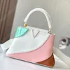 Capuchines BB handbag luxurys handbag high quality designer bag Fashion Large Capacity woman shopping Taurillon leather Crossbody bags Capuchines Mini totes