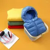 Manteau en duvet pour enfants, veste pour hommes et femmes de fonds, automne hiver 2023, Cuhk, plume légère pour bébé