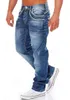 Calça Masculina Straight Jeans Masculino Cintura Alta Jeans Primavera Verão Namorado Streetwear Solto Cacual Designer Calça Longa Denim 230404