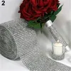 Fleurs décoratives Bling cristal strass ruban diamant maille Wrap gâteau rouleau faveur de mariage décor fête fournitures décoration 900 cm 12 cm