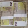 Prop Money Copy Family Banknote 200 US For Play Euro eller Stimulation Game Paper Most Toy Kids Collection 02 100st/Pack BPIIH