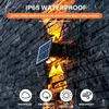 Solar Wall Lights Up and Down 4led 6led 8led RGB Outdoor Waterproof Garden Lights Wall Washer Villa Exterior Terrace