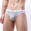 Mutande da uomo sexy sospensorio bikini custodia perizoma intimo slip a vita bassa senza schienale uomo perizoma aperto mutandine BuU