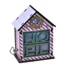 Decoratieve beeldjes 3D houten puzzel geassembleerd Luminous Christmas House Music Box Diy Table Decoratie Verjaardagsgeschenk