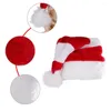 Berets Merry Christmas Decoration Hat Fashion Velvet Striped Santa Claus Plush Skull Cap Outdoor