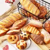 Party Decoration Heart Shape Donut Model Simulated Bread Pastry Realistic Creative Bakery Display