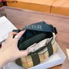 Vintage stripe belt bum bag Luxurys Check chest Nylon designer fanny pack mens gift sonny bumbag tote Wallets Waist Bag fashion Women's Crossbody bags 0405/23
