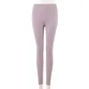 Kadın Yoga Legging Wear Sports Lady's T Line Pants Lady's Kalça Asansör Sıkı Yüksek Bel Çıplak Fitness Egzersiz Pantolon Spor Salonu