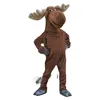 2024 Halloween Hot Sales Moose Mascot Costume Christmas costume theme fancy dress costume