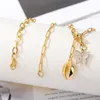 Hanger kettingen vlinder en schaal voor vrouwen roestvrijstalen barokke verstelbare charm delicate choker glamour bruiloft sieraden cadeaubonistant