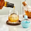 Bakformar 1 st ishockey mögel matkvalitet silikon kubtillverkare whisky sfärisk bricka bärbar kreativ hemlagad rund glödlampa boll