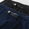 Outono e inverno nova juventude rua tendência roxo etiqueta cinto casual moda jeans venda quente calças retas masculinas