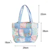 Borse da sera Vintage Girl Floral Patchwork Borsa a tracolla da donna in tessuto di cotone Organizer da viaggio