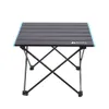 Camp Furniture Outdoor Camping Table Portable Foldble Desk Furniture Computer Bed Ultralight Aluminium Vandring Klättring Picknick Fällbara bord 230404