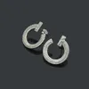 Designer örhänge Womens Ring Drilling Earrings Studs Designer Jewelry Studs Gold/Silvery/Rose Full Brand As Wedding Christmas Gift