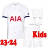 2023 2024 MADDISON SON Top kids set SPURS Soccer Jerseys ROMERO KULUSEVSKI RICHARLISON KULUSEVSKI 23 24 VAN DE VEN BISSOUMA JOHNSON Tottenham Football kit shirt