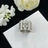 Hiphop Rock Unisex Designed Rings Banshee Medusa Profile Portrait Women Men Lovers Diamonds Couple Ring Designer Jewelry Festive Party Gifts XMR8 -05