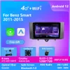 10インチタッチスクリーンカーラジオビデオAndroidは、GPSナビゲーションを備えたBenz Smart 2011-2015用のWiFiマルチメディアに組み込まれています