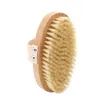 Ny Body Brush Bath Natural Boar Brestle Organic Dry Hud Bamboo Wet Back Shower Exfoliating Bathing Wholesale