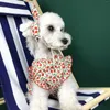 Dog Apparel Fashion Printing Puppy Dress Girl Summer Breathable Clothes For Small Dogs Cute Princess Costume Dresses Teddy Schnauzer