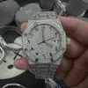 904L Steel Diamond horloge herenhorloges Saffierglas lens waterdicht en zweetbestendig cz diamant automatisch mechanisch uurwerk luxe horloges polshorloges Relojes