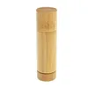 Bouteille d'emballage vide, Tube de brillant à lèvres en bambou naturel, bricolage, rouge à lèvres, cosmétique, récipient rechargeable