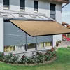 Shade Outdoor Patio Sun Shade Sail Rectangle Garden Sunshade Net Garden Balcony Net Summer Anti-UV Sun Shelter Awning Car Canopy 230404