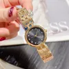 Elbise Lady Watch Diamond Luxury Womens Saatler Gül Altın Şerit 3 Renk Marka Tasarımcısı Moda Paslanmaz Çelik Band Bilek saatleri Kadınlar için Doğum Günü Hediyeleri