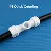 Watering Equipments 1-20pcs Inch 3/4-25mm PPR PVC PE Tee Quick Connector T Type Water Pipe Connectors Garden Agricultural Irrigation Accesso