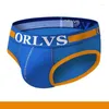 Underpants E Likable2023 European And American Fashion Wild Solid Color Men's Underwear Comfortable Breathable Sexy Low-waist Briefs