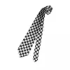 Bow Ties Formal Freemason Checkered Pattern Neck Tie For Office Personalized Men Mason Masonic Neckties