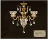 Lustres luminaire en laiton européen luminaire de lustre e14 pendentif antique lampe à cristal cuivre vintage lustres éclairage d