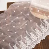 Black White Set Yarn Embroidery Lace Sofa Curtain Home Textile Decoration Lace 1 Yard 23cm 37cm 47cm 1222609