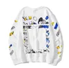 Wysokiej jakości męskie bluzy bip hop men liste streetwear man man ssens projektanci hoodys High Street pullover bluza ubrania Offs White A6i5