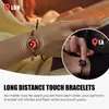totwoo long distance touch Bracelets for Couples Long Distance light up&Vibrate Moutain&Sea Love Bracelets Smart Jewelry sets