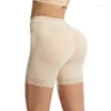 Women's Shapers BuLifting Shapewear For Women Tummy Control Body Shaper Shorts Thigh Slim BuLifter Padded Hip Enhancer Lace Mesh Underpant