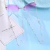 サングラスフレーム2023韓国模倣真珠ガラスビーズネックレスマスクチェーンストラップネックメガネホルダーロープに吊るす女性用ロープ