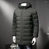 Piumini da uomo Plus Size 2023 Giacca invernale calda di alta qualità Capispalla casual antivento Spessa Cappotto medio lungo da uomo Parka 8XL 7XL