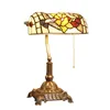 Table Lamps Pure Copper Tiffany Banker Lamp European Garden Study Reading