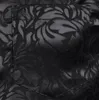 남자의 캐주얼 셔츠 꽃 무늬 검은 드레스 세련된 긴 소매 스팀 펑크 남자 파티 클럽 바 사회 남성 화학 homme 230404