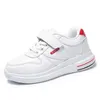 Chaussures de sport automne enfants garçons fille mode baskets décontractées bébé/enfant en bas âge/petits enfants baskets en cuir Sport doux course blanc