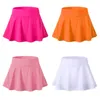 Jupes de tennis Culottes de tennis pour femmes Cheerleaders Skorts Running Shorts de sport athlétiques Jupe Entraînement de yoga Doublure extérieure Fille Anti-exposition 230404