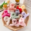 Small Plush Mini Hair Claw Crab Clip for Women Girls Color Small Hair Clips Shark Clip Fashion Hårtillbehör 2941