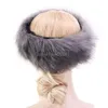 Chapeaux de bandeau en fausse fourrure pour femmes, couvre-oreilles épais et chauds en peluche, casquettes supérieures vides, mode dames, chapeaux de Ski en plein air, hiver