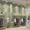 Wallpapers Papel De Pared 3D Diamond Lattice Brick Imitation Wallpaper Nordic Style Ins Wind Clothing Store Hair Salon