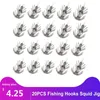 Angelhaken Luminous Squid Jig Wood Shrimp Umbrella 2.0 # / 2.5 # / 3.0 # / 3.5 # 4.0 # Für Crap Tackle