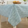 Nappe de table mignonne en microfibre flammée épaisse et douce pour la peau vagues bleues carrées Rectangle couverture antidérapante