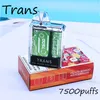 Trans Vape Organic Cotton Coil Puffbar Supbar 12k Pro Max 0%2%5%World Big Smok Bar VAP TE5000 6000 9000 10000 12000 15000 POD Förfylld e-vätska EOS Joy Tomrökning ånga