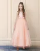 girl039sドレスレース514歳の子供のdressess for girls wedding wedding long girl dress partess party pageantフォーマルガウンティーンc5924623